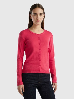 Benetton Sweter w kolorze różowym rozmiar: L