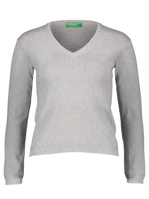 Benetton Sweter w kolorze szarym rozmiar: XL