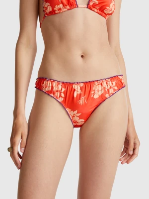 Benetton, Swim Bottoms With Floral Print, size XS, , Women United Colors of Benetton