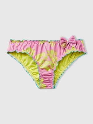 Benetton, Swim Bottoms With Floral Print, size XXS, Pink, Kids United Colors of Benetton