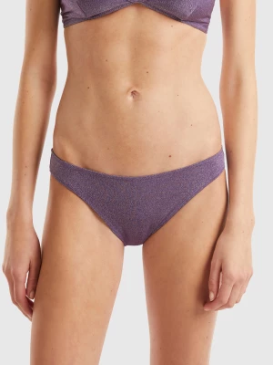 Benetton, Swim Bottoms With Lurex, size XL, Violet, Women United Colors of Benetton