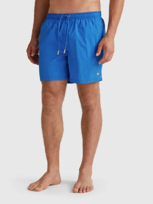 Benetton, Swim Trunks In Nylon, size XL, Blue, Men United Colors of Benetton