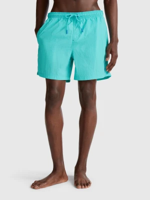 Benetton, Swim Trunks In Nylon, size XL, Turquoise, Men United Colors of Benetton