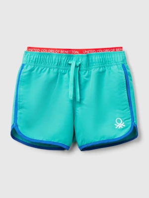 Benetton, Swim Trunks With Drawstring, size XXS, Aqua, Kids United Colors of Benetton