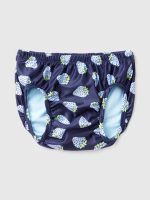 Benetton, Swimsuit Bottom With Fruit Print, size 68, Dark Blue, Kids United Colors of Benetton