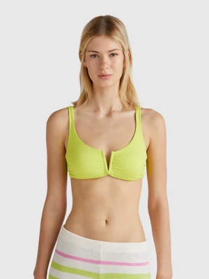 Benetton, Swimsuit Top In Econyl®, size 1°, Lime, Women United Colors of Benetton