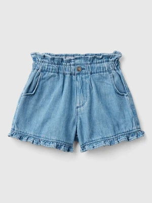 Benetton Szorty dżinsowe w kolorze błękitnym rozmiar: 90
