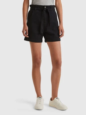 Benetton Szorty dżinsowe w kolorze czarnym rozmiar: 32