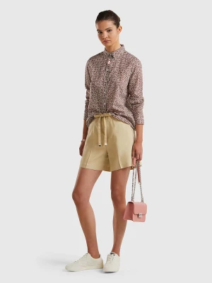 Benetton Szorty w kolorze beżowym rozmiar: XS