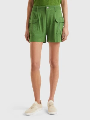 Benetton Szorty w kolorze zielonym rozmiar: 36
