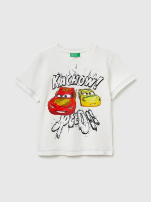 Benetton, T-shirt © Disney Pixar Cars, Size: 116, Creamy White, Kids United Colors of Benetton