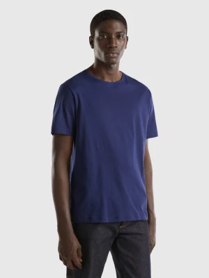 Benetton, T-shirt In Lightweight Jersey, size M, Dark Blue, Men United Colors of Benetton