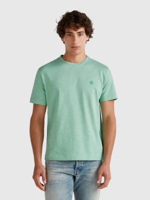 Benetton, T-shirt In Micro Pique, size XS, Green, Men United Colors of Benetton