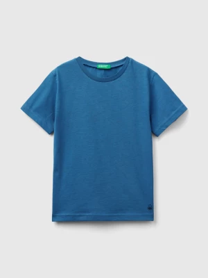 Benetton, T-shirt In Organic Cotton, size 104, Blue, Kids United Colors of Benetton
