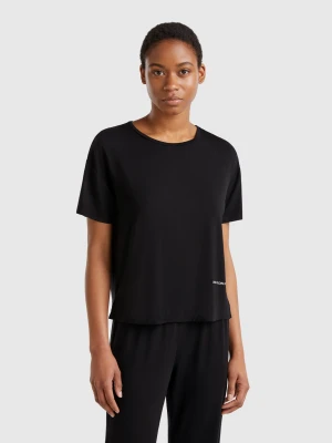 Zdjęcie produktu Benetton, T-shirt In Stretch Modal®, size XXS, Black, Women United Colors of Benetton