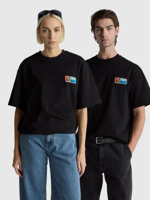 Benetton, T-shirt, Size: XL, Black, Women United Colors of Benetton