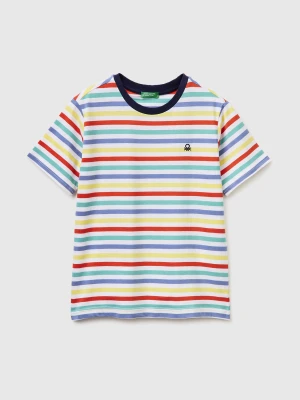 Benetton, Striped T-shirt, Size: XL, Sky Blue, Kids United Colors of Benetton