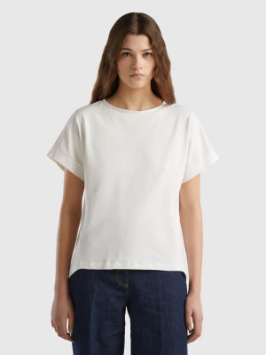 Benetton, T-shirt With Kimono Sleeves, size XXS, White, Women United Colors of Benetton
