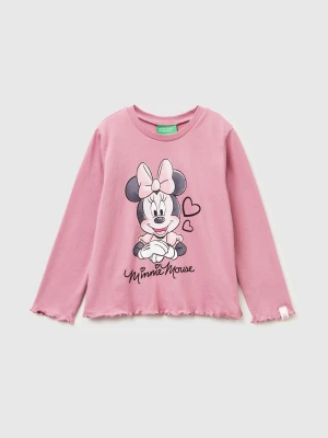 Benetton, T-shirt With Minnie Mouse Print, Size: 116, Pink, Kids United Colors of Benetton