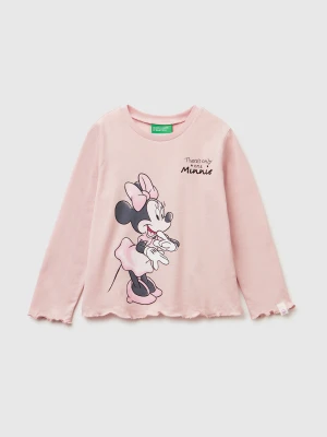 Benetton, T-shirt With Minnie Mouse Print, Size: 116, Soft Pink, Kids United Colors of Benetton