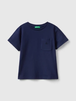 Benetton, T-shirt With Pocket, size 104, Dark Blue, Kids United Colors of Benetton