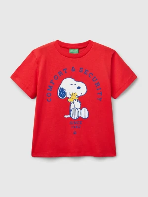 Benetton, T-shirt With Snoopy ©peanuts Print, size 116, Red, Kids United Colors of Benetton