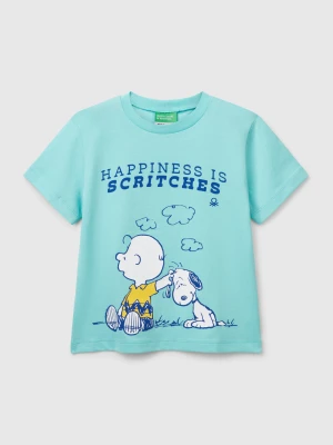 Benetton, T-shirt With Snoopy ©peanuts Print, size 116, Turquoise, Kids United Colors of Benetton