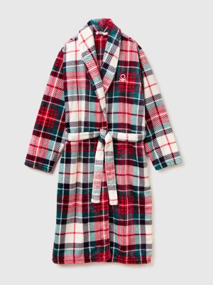 Benetton, Tartan Robe, Size: S, Green, Men United Colors of Benetton