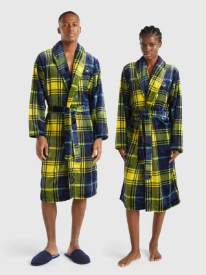 Benetton, Tartan Robe, size S, Multi-color, Women United Colors of Benetton