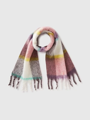 Benetton, Tartan Scarf, Size: 122-168, Pink, Kids United Colors of Benetton