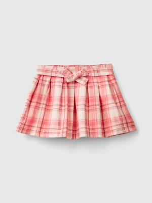 Benetton, Tartan Skirt With Sash, size 116, Multi-color, Kids United Colors of Benetton