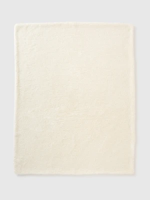Benetton, Teddy Look Blanket, Size: OS, Creamy White, Kids United Colors of Benetton