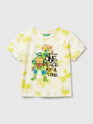 Benetton, Teenage Mutant Ninja Turtles T-shirt ©2025 Viacom, size 116, Lime, Kids United Colors of Benetton
