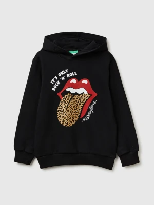 Benetton, "the Rolling Stones" Sweatshirt, Size: XL, Black, Kids United Colors of Benetton