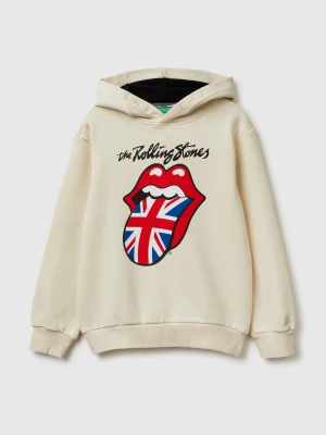 Benetton, "the Rolling Stones" Sweatshirt, Size: XL, Creamy White, Kids United Colors of Benetton