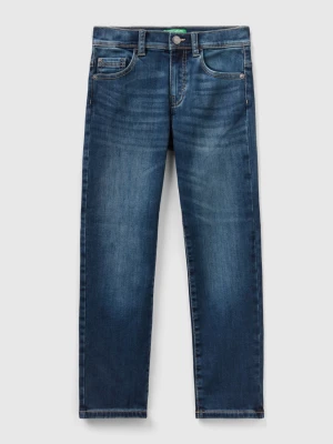 Benetton, Thermal Slim Fit Jeans, Size: XL, Blue, Kids United Colors of Benetton