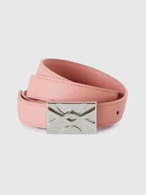 Benetton, Thin Pink Belt, size L, Pink, Women United Colors of Benetton