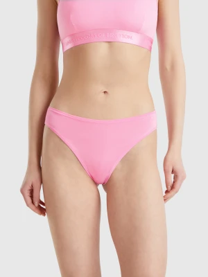 Benetton, Three Pairs Of Sports Underwear, size XS, Pink, Women United Colors of Benetton