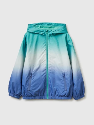 Benetton, Tie-dye Jacket With Hood, Size: XL, Aqua, Kids United Colors of Benetton