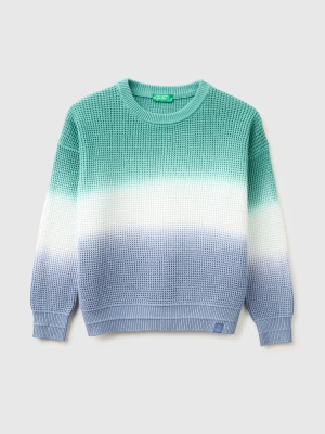 Benetton, Tie-dye Sweater, Size: XL, Air Force Blue, Kids United Colors of Benetton