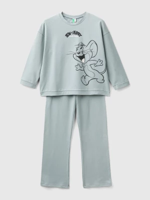 Benetton, Tom & Jerry Pyjamas, size 2XL, Gray, Kids United Colors of Benetton