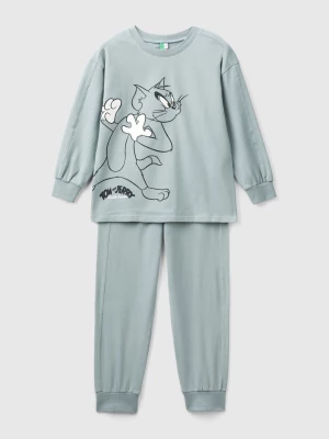 Benetton, Tom & Jerry Pyjamas, size 90, Gray, Kids United Colors of Benetton