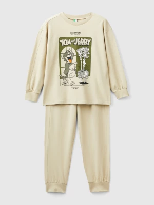 Benetton, Tom & Jerry Pyjamas, size XL, Beige, Kids United Colors of Benetton