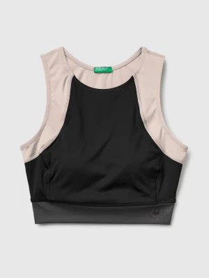 Benetton, Super Stretch Sports Top, Size: XXS, Black, Women United Colors of Benetton