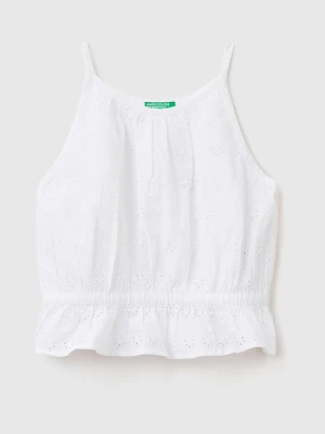 Benetton Top w kolorze białym rozmiar: 122