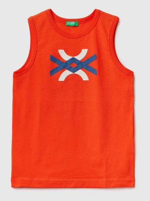 Benetton Top w kolorze czerwonym rozmiar: 122