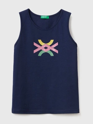 Benetton Top w kolorze granatowym rozmiar: 122