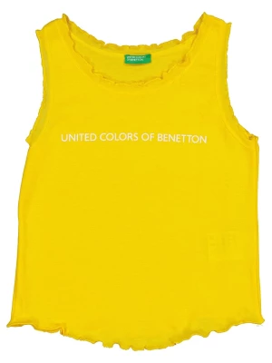 Benetton Top w kolorze żółtym rozmiar: 140