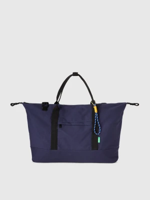 Benetton, Travel Bag, size OS, Blue, Men United Colors of Benetton