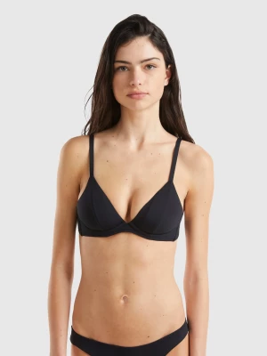 Benetton, Triangle Bikini Top In Econyl® With Underwire, size 2°, Black, Women United Colors of Benetton